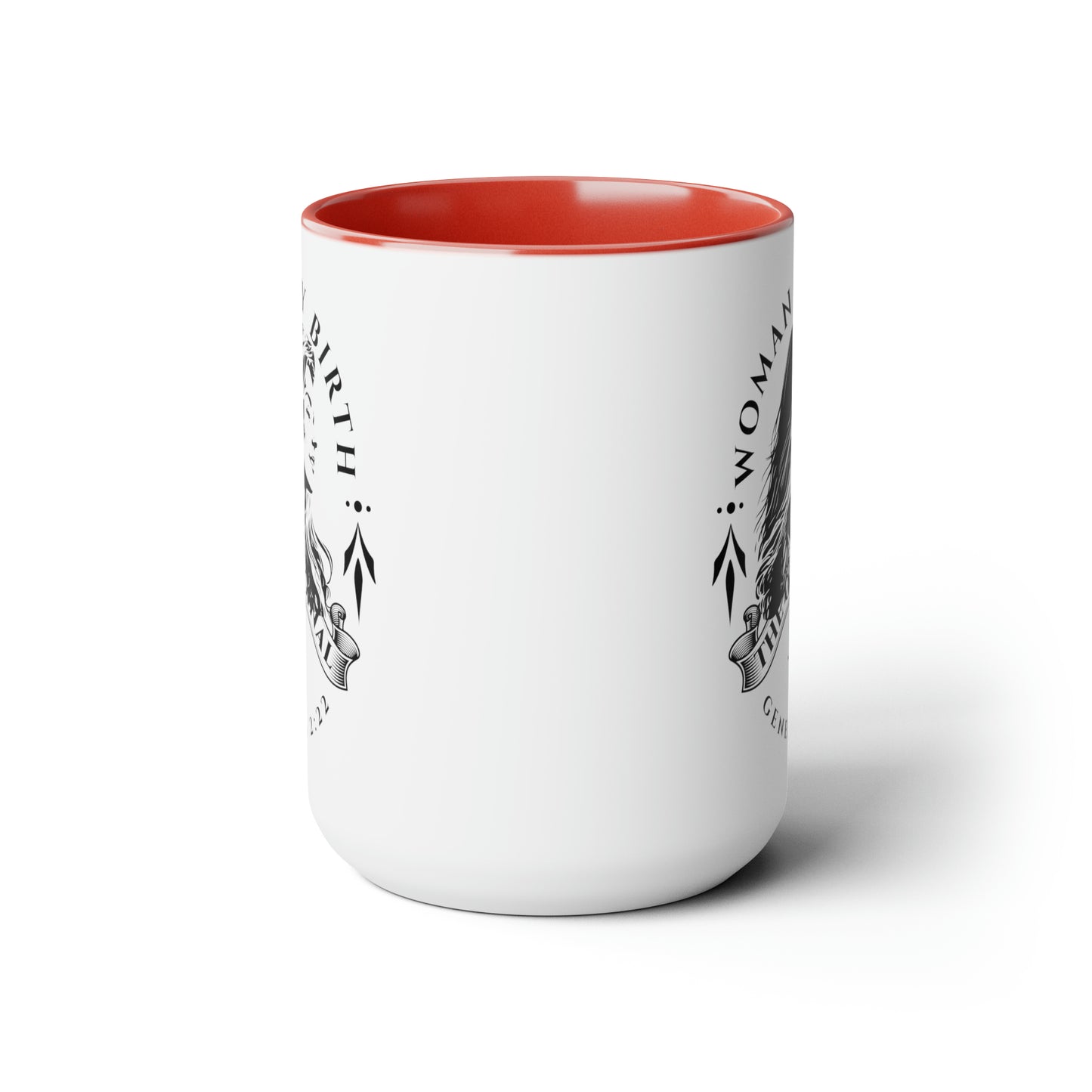 Two-Tone Coffee Mugs, 15oz